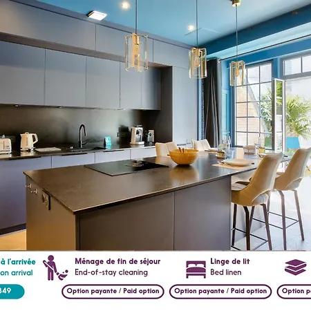 300 M De La Plage, Terrasse, Superbe Maison Pour 4 * 디나르